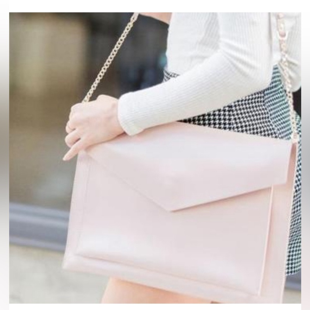 New. Glass Ladder & Co. Blush Pink Portfolio Bag Tote. - Picture 1 of 6